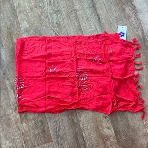 NWT bright pink Hawaiian sarong
